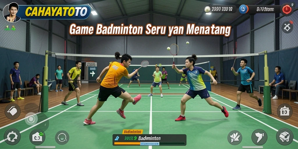 Screenshot antarmuka permainan CAHAYATOTO dengan desain yang menarik.