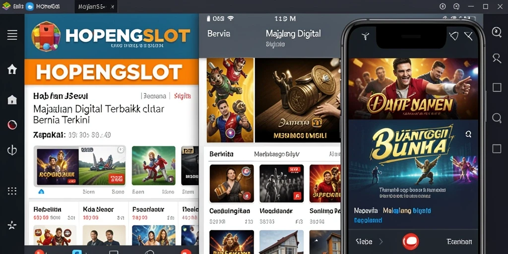 Tampilan antarmuka HOPENGSLOT yang modern dan intuitif.