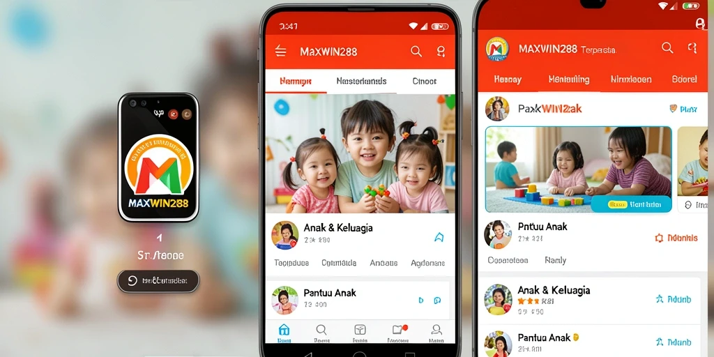 Tampilan antarmuka utama MAXWIN288 untuk pemantauan anak yang intuitif.