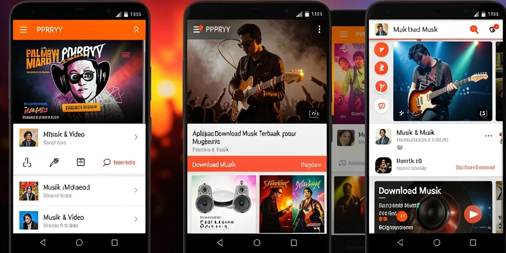 Tampilan antarmuka PPRRYY untuk Download Musik yang menarik dan mudah digunakan.