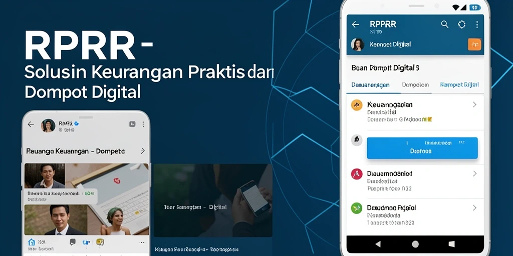 Antarmuka RPRR yang intuitif untuk dompet digital yang efisien.