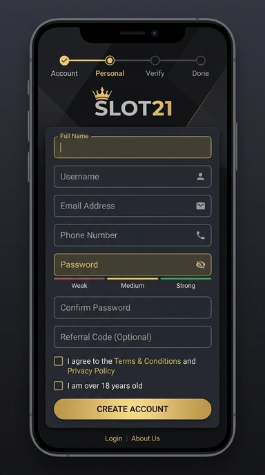 Panduan Registrasi Akun Baru slot21 untuk Android