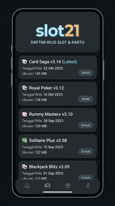 Riwayat Versi slot21 untuk Pengguna Android